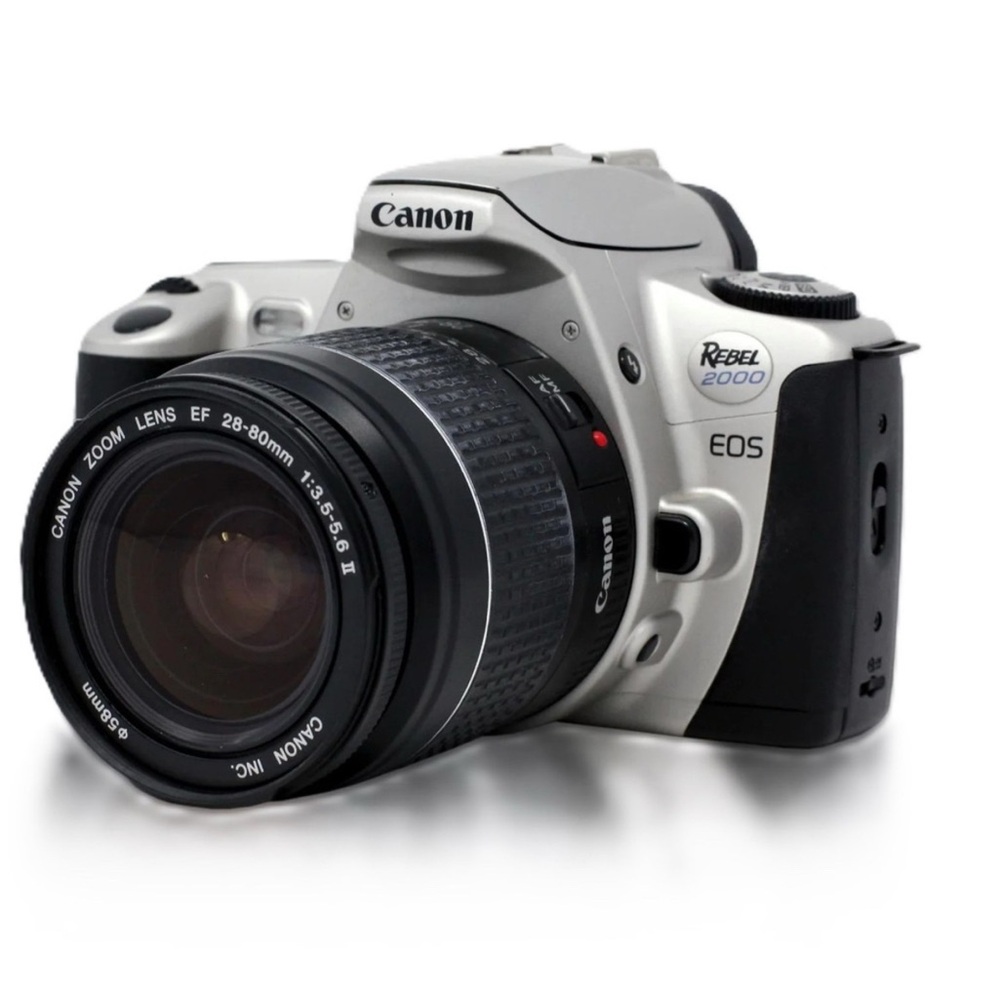 Canon EOS Rebel 2000 Black and Silver Camera